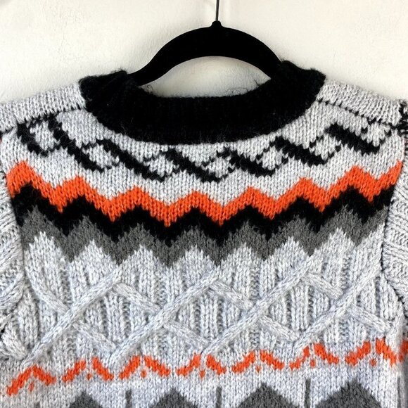 M Magaschoni Chunky Geometric Sweater S - Picture 8 of 11